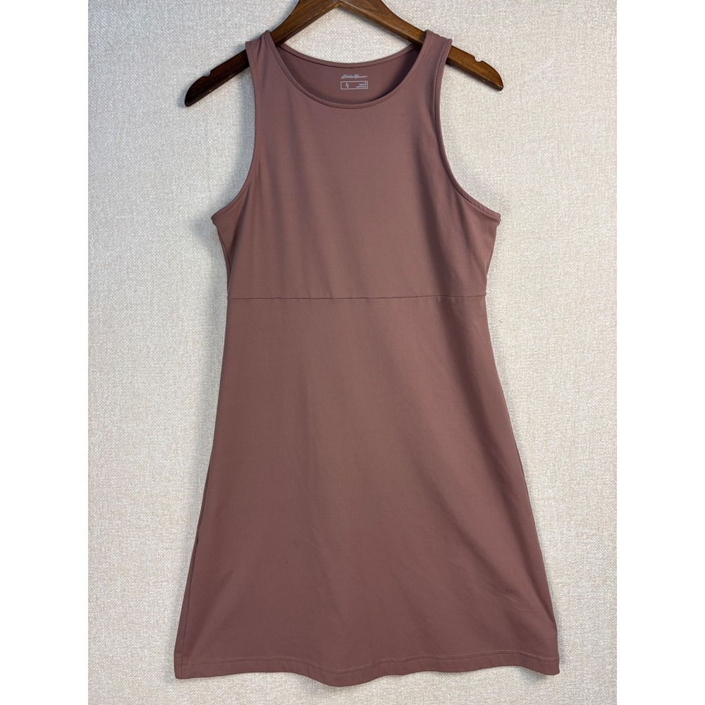 Eddie Bauer Travex Aster Dress Womens Small Mauve Plum Athletic Active Travel